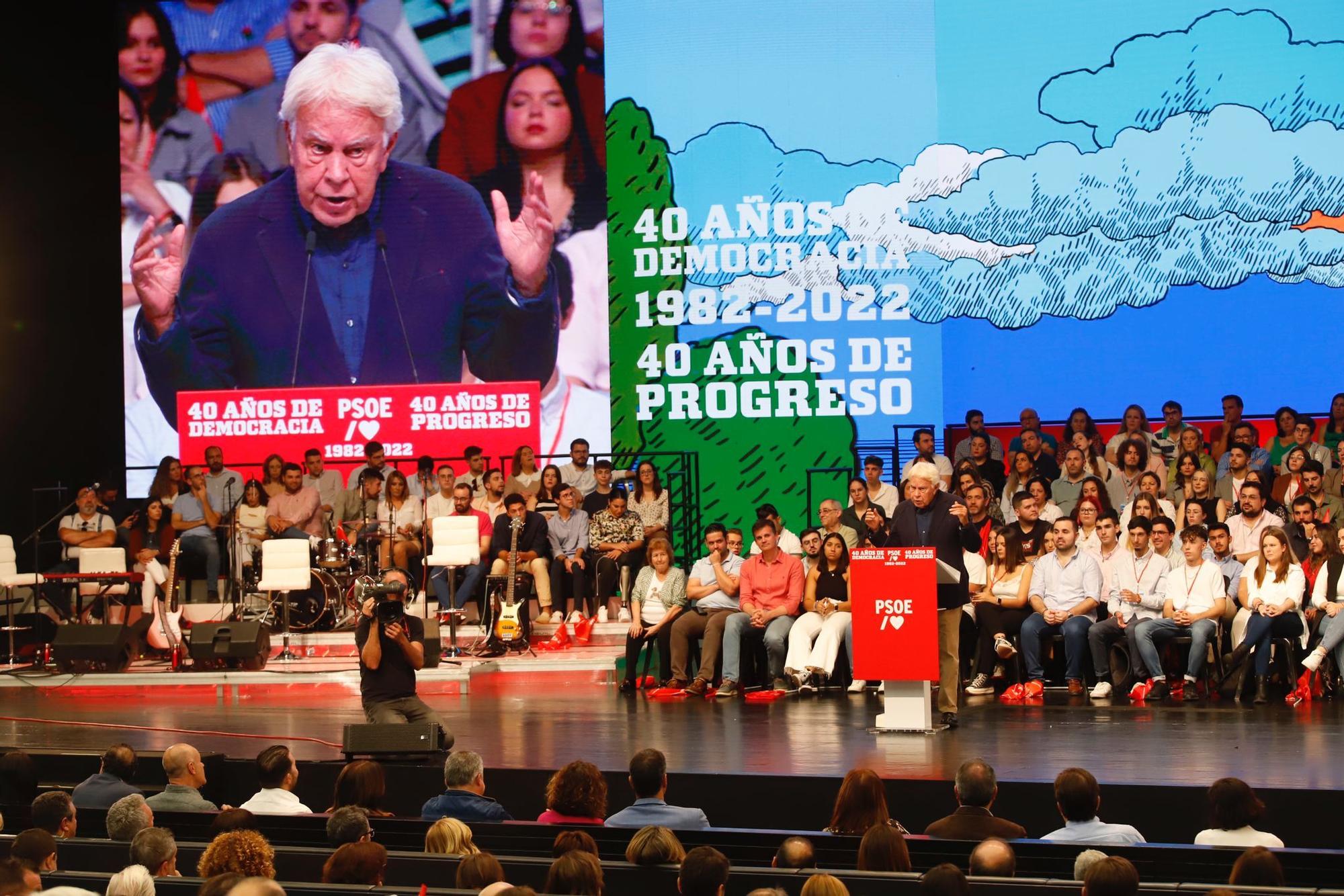 Celebración del 40 aniversario de la primera victoria del PSOE en España