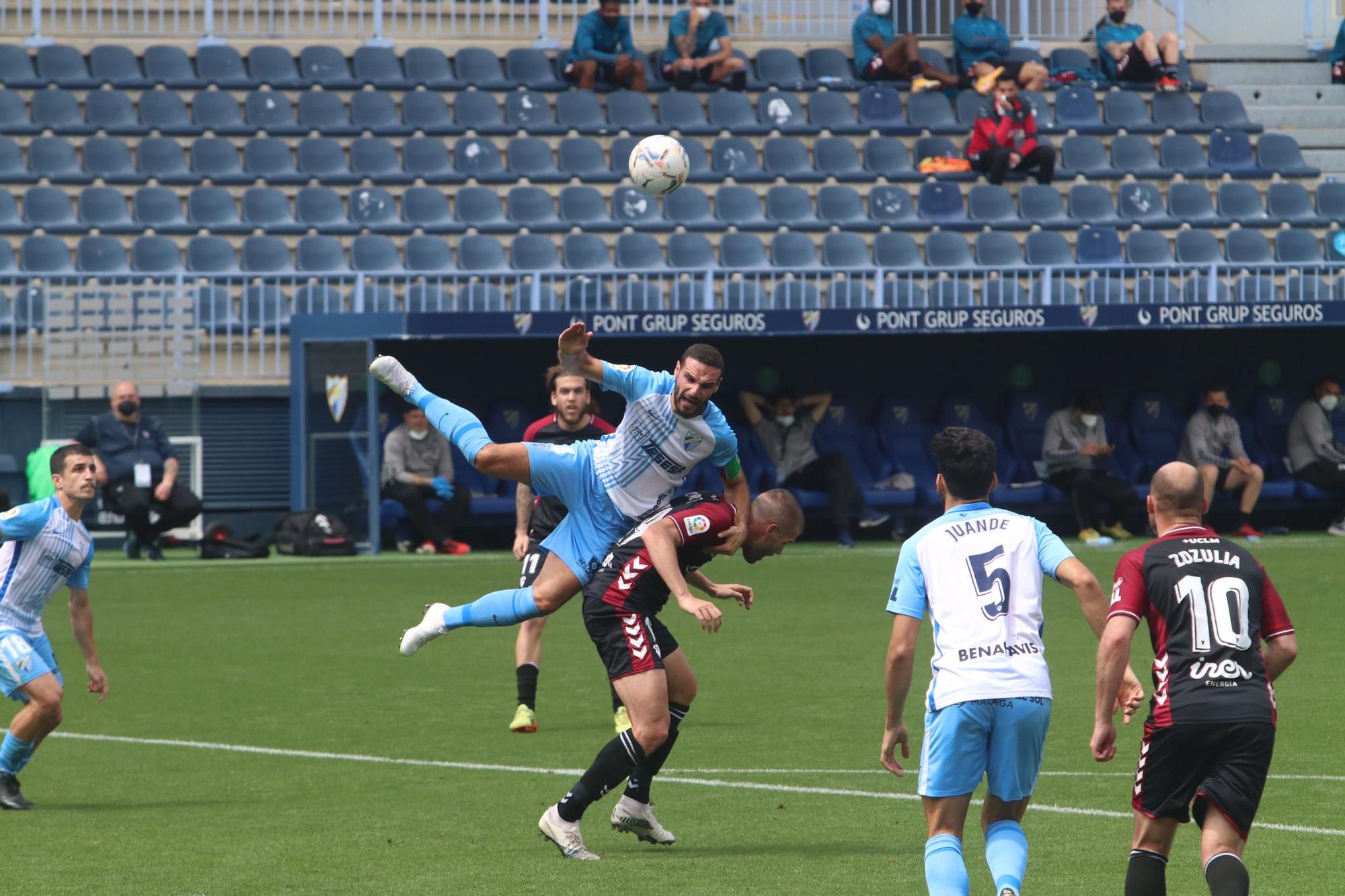 Las imágenes del Málaga CF - Albacete Balompié de LaLiga SmartBank