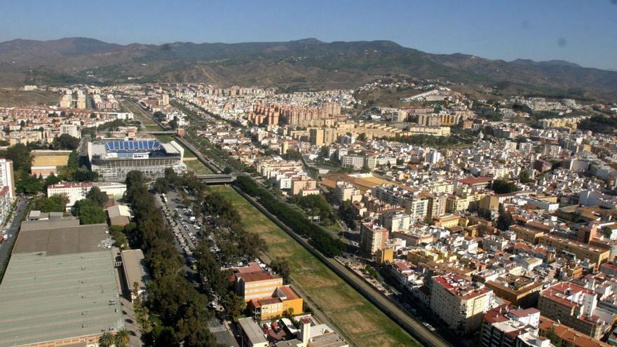 Imagen del río Guadalmedina.