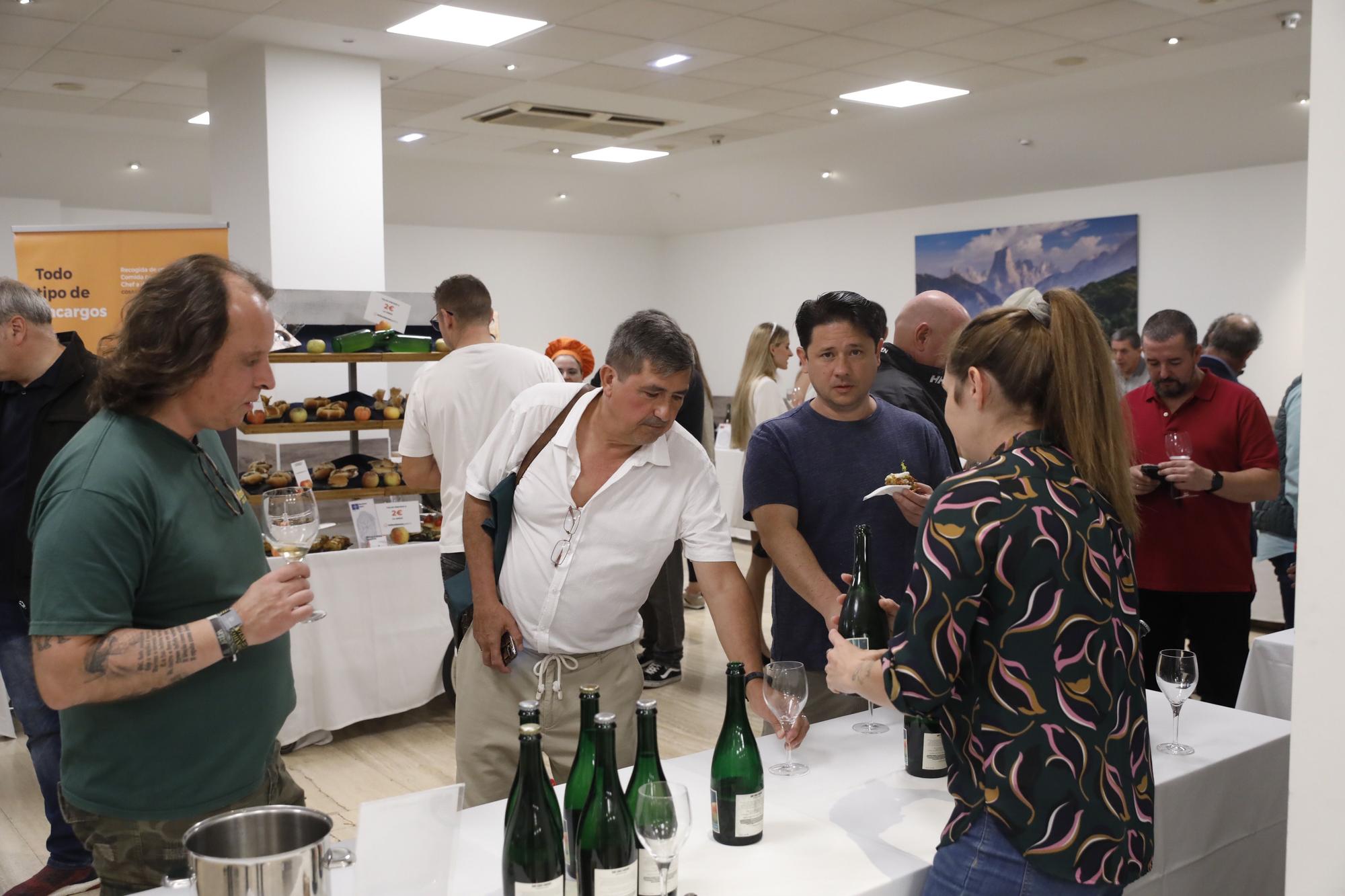 En imágenes: Celebración de una cata en el Salón de la Sidra