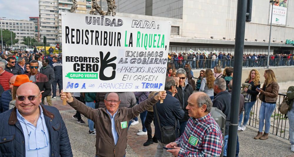 Así ha sido la manifestación de los agricultores