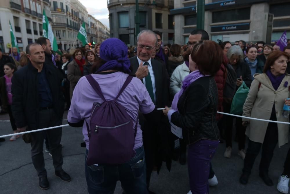 Miles de manifestantes colapsan el centro de Málaga en una marcha que comenzaba con polémica con Francisco de la Torre