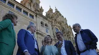 Visita privada de Von der Leyen a la Catedral de Santiago junto a dirigentes del PP