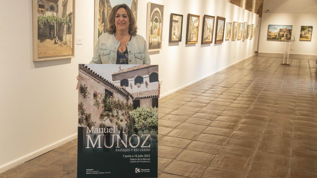 Salud Navajas presenta la exposición 'Paisajes y recuerdo', de Manuel Muñoz