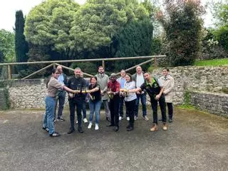 Imágenes de la presentación en Villaviciosa del Concurso de Escanciadores