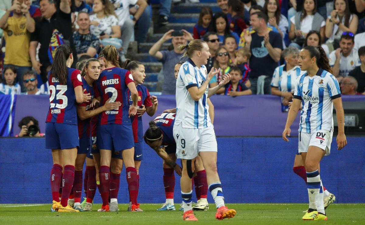 El FC Barcelona, campeón de la Copa de la Reina