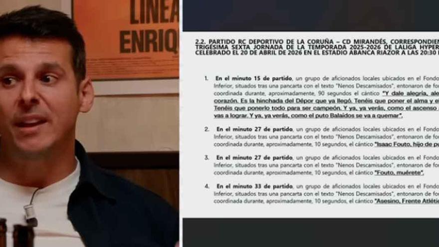 Isaac Fouto, ante los insultos de una parte de Riazor: "Como si yo tuviera la culpa de que bajara el Dépor..."