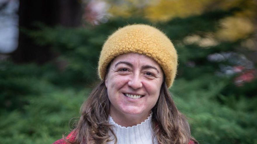 Lucía Veiga, ayer, en A Coruña. | Germán Barreiros/Roller Agencia