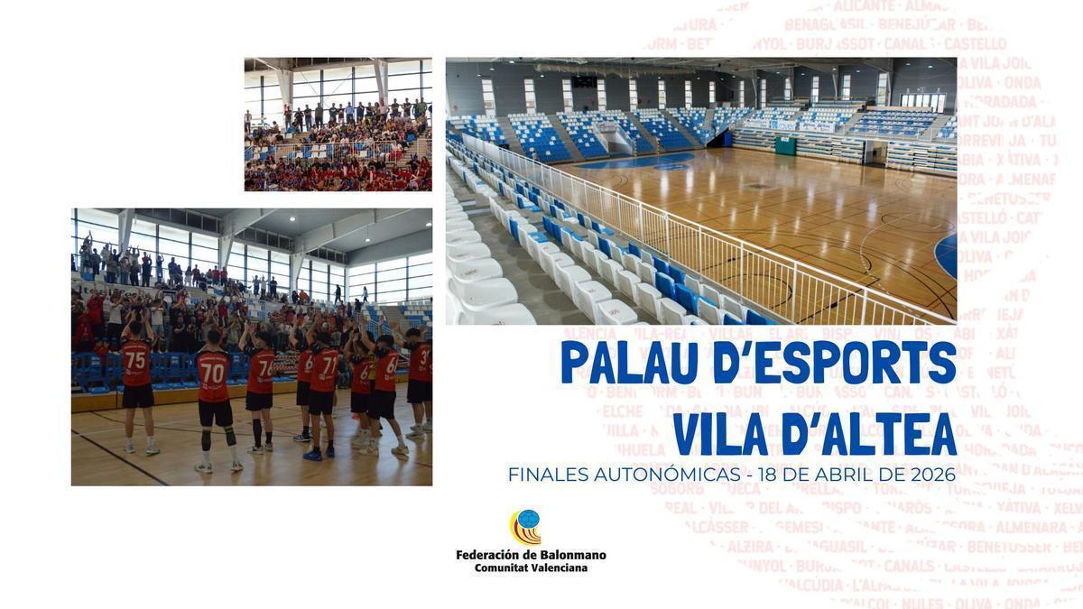 El Palau D’Esports D’Altea vuelve a ser la sede de las finales juveniles e infantil masculina.