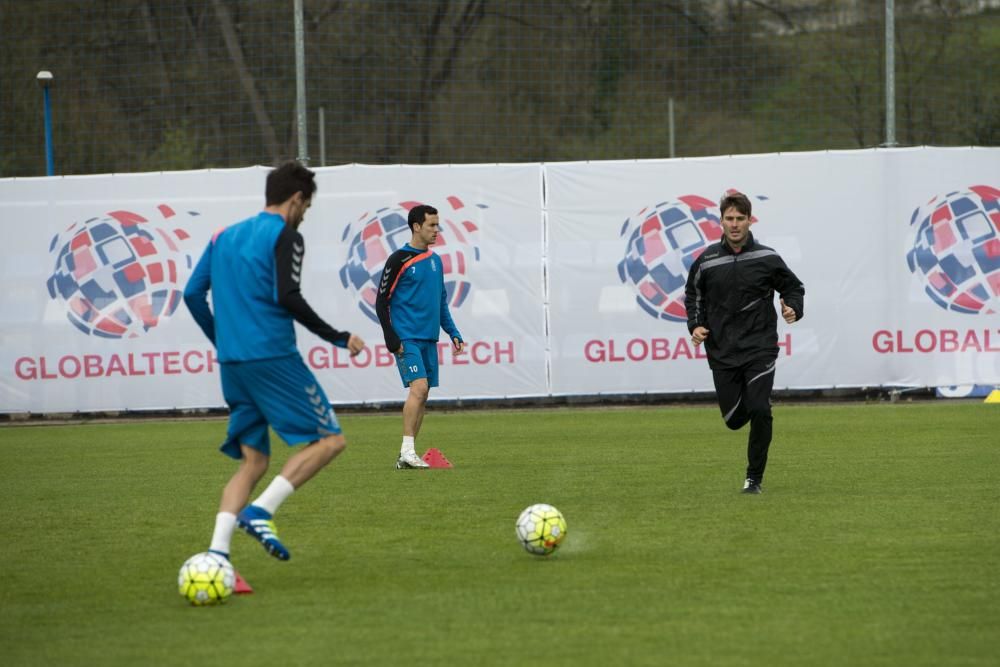 Entrenamiento del Real Oviedo