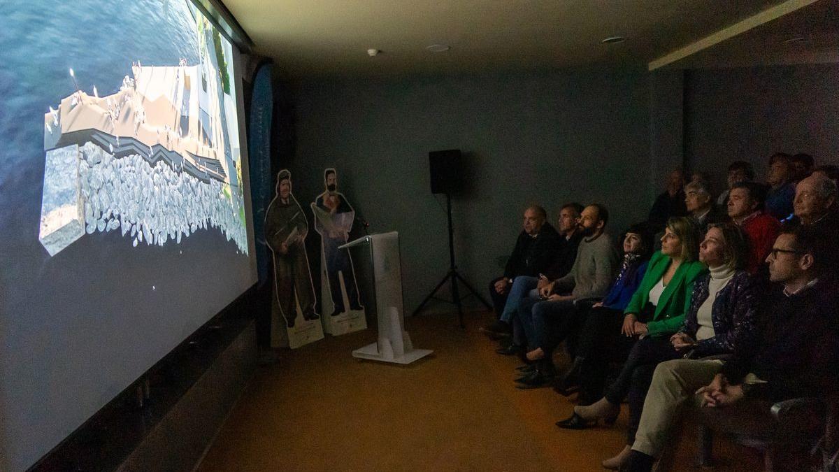 Presentación del proyecto en la bocana de Cabo de Palos