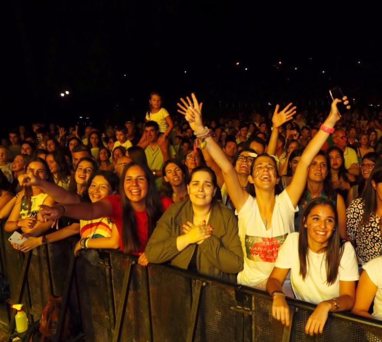 Multitudinario concierto en Castrelos de La Oreja de Van Gogh