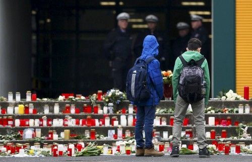 Homenaje a las víctimas de la catástrofe de Germanwings