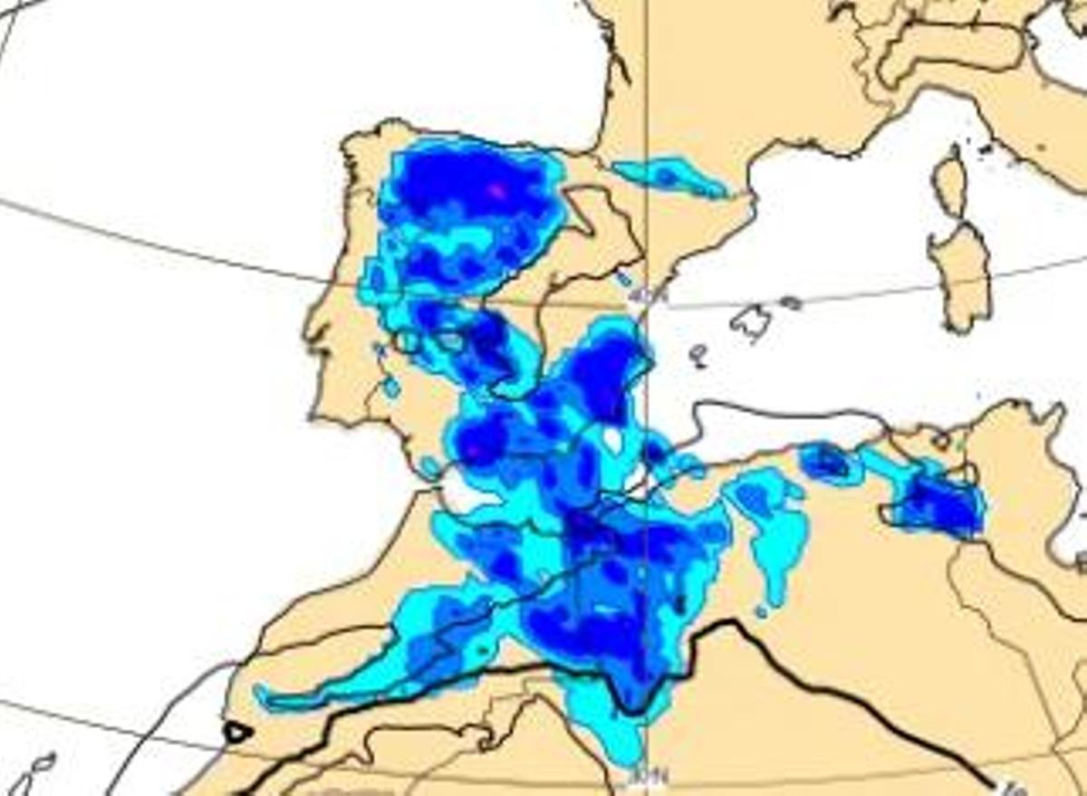 Nubosidad prevista para el viernes por la tarde