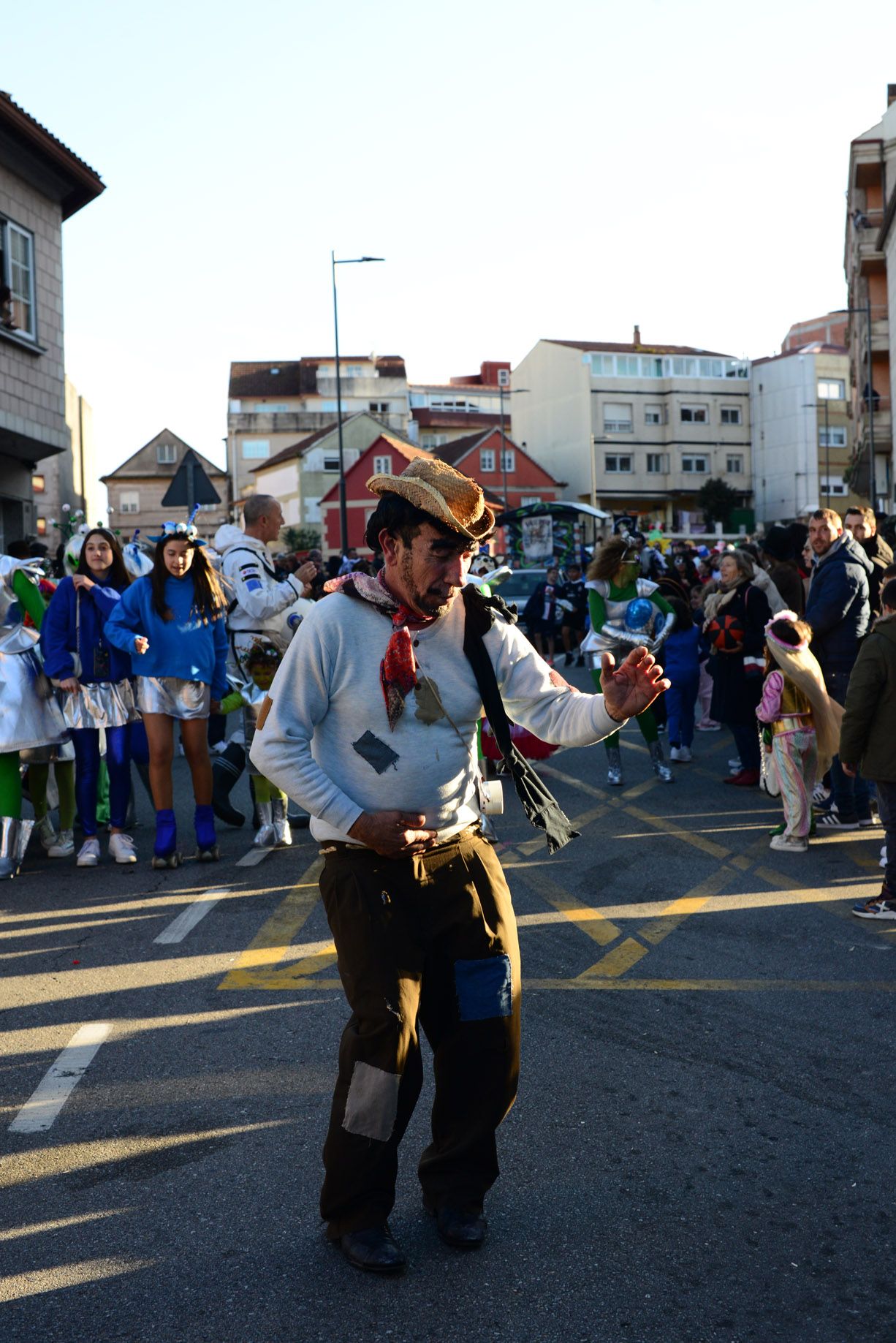 Moaña "llora" el fin del carnaval con el Enterro da Sardiña