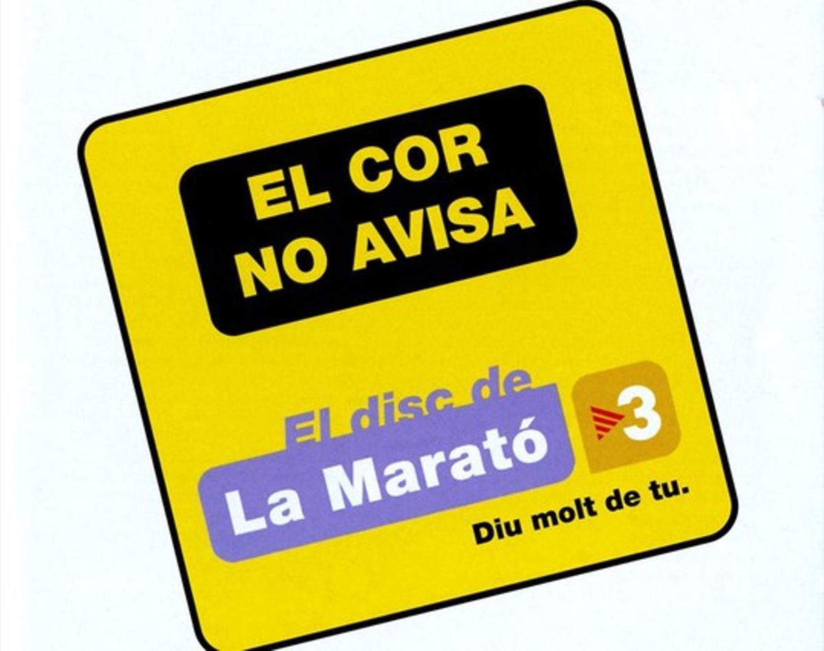Caràtula en DVD del disc de La Marató. Caràtula en DVD del disc de La Marató.