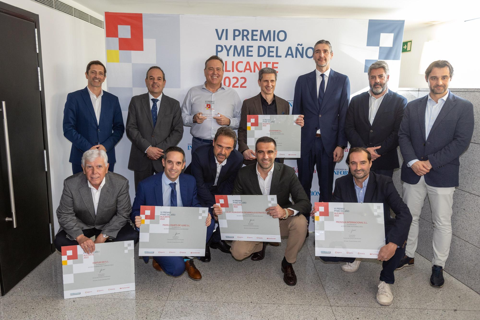 La Cámara de Comercio y Banco Santander entregan los premios a las Pyme 2022