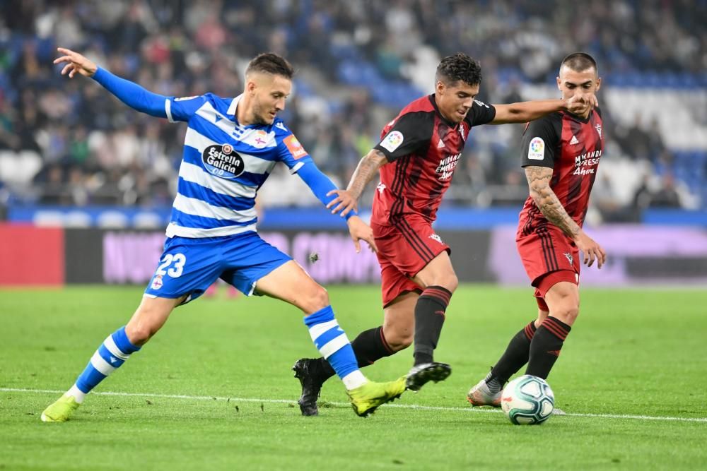 El Dépor no pasa del empate ante el Mirandés