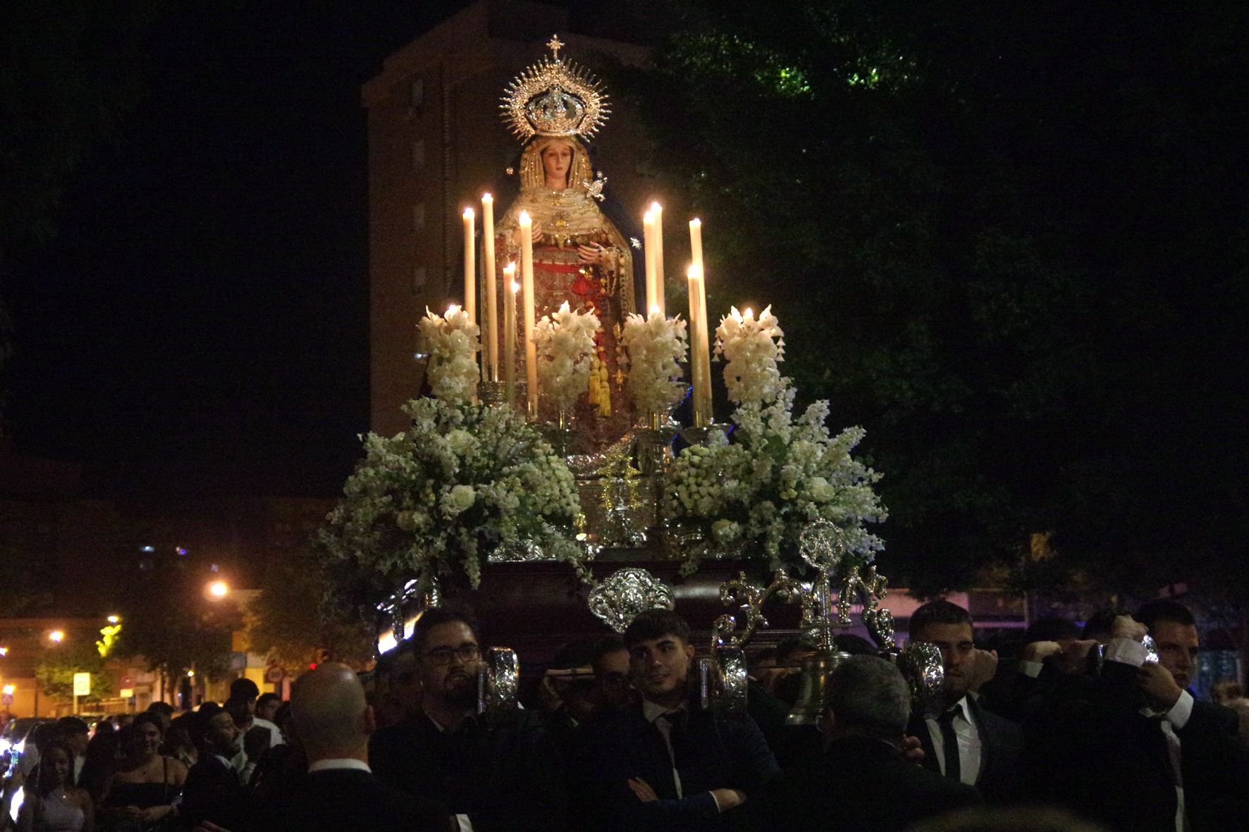 Procesión de alabanza de la Virgen del Mar por Nuevo San Andrés