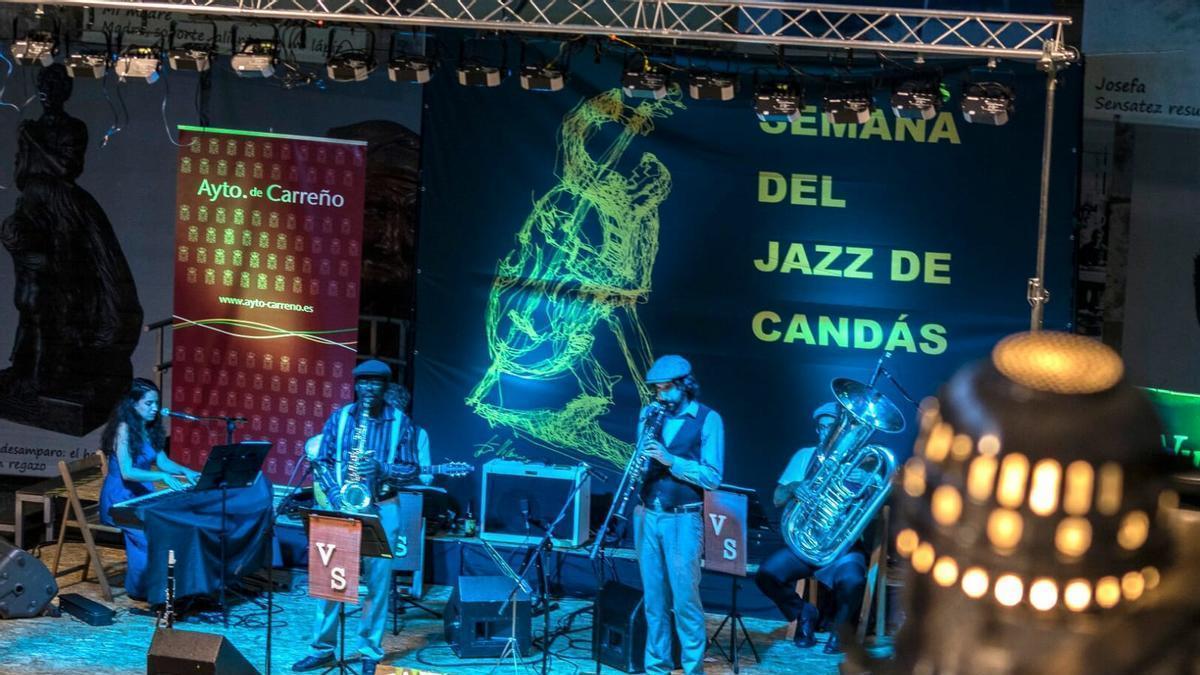 Concierto en una pasdada edición de la Semana del Jazz de Candás.