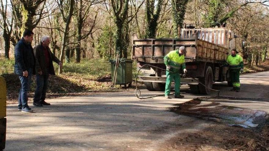 Silleda repara el vial que enlaza Margaride y Rellas