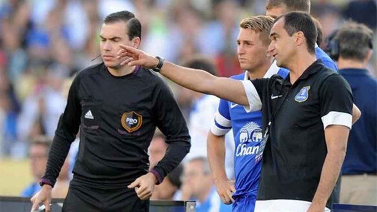 Roberto Martínez, entrenador del Everton, encantado de volver a tener a Deulofeu bajo sus órdenes