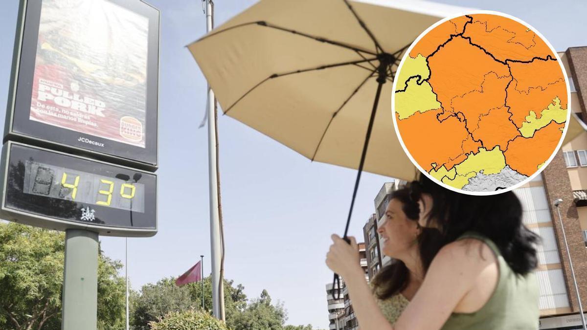 Toda la provincia estará en aviso naranja este miércoles por altas temperaturas
