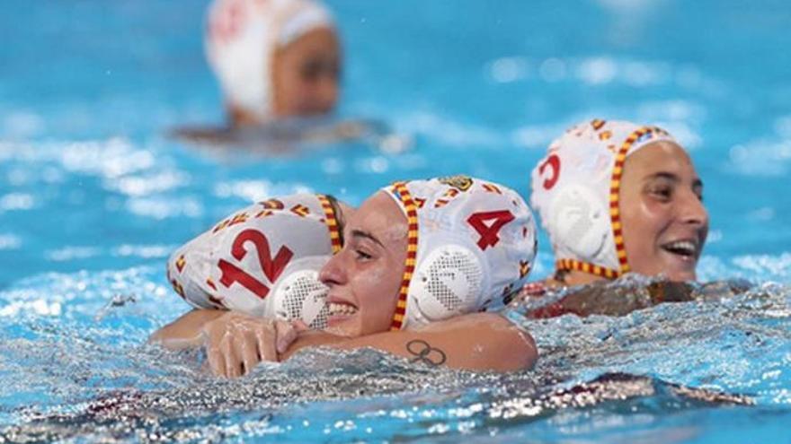 España celebra su plata en el mundial.