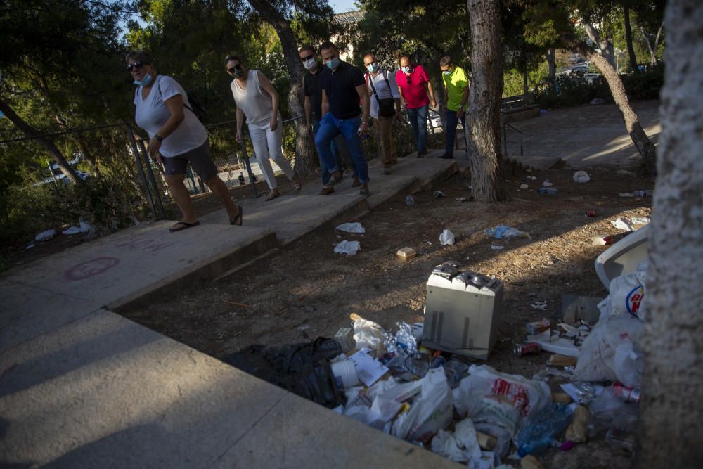 Oltra visita la Zona Norte de Alicante