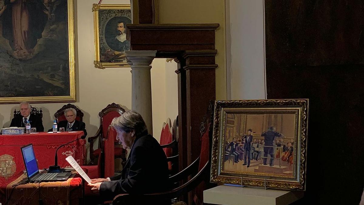 Juan Cantabrana ingresa en la Real Academia de Bellas Artes de Sevilla.