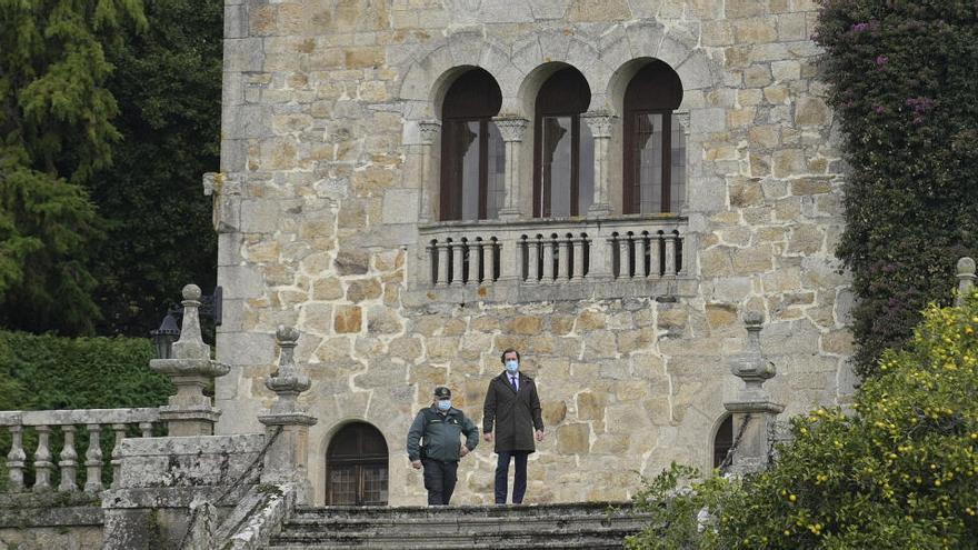 Técnicos realizan el inventario del Pazo de Meirás