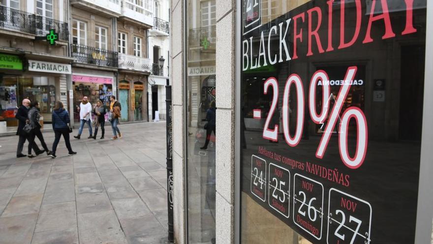 Promoción en un comercio de la calle Real.