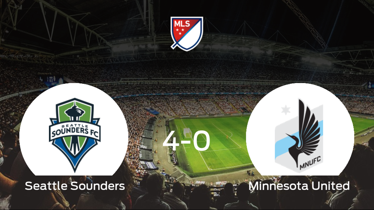 El Seattle Sounders suma tres puntos tras pasar por encima del Minnesota United (4-0)