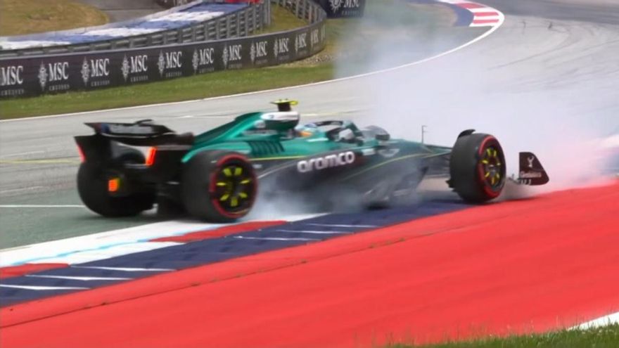 Russell mantiene la inercia y Alonso arranca con susto en Austria