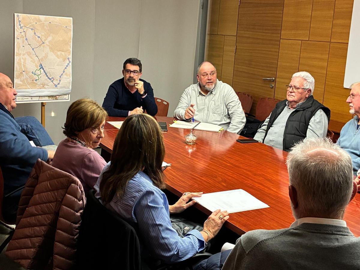 Un momento de la reunión