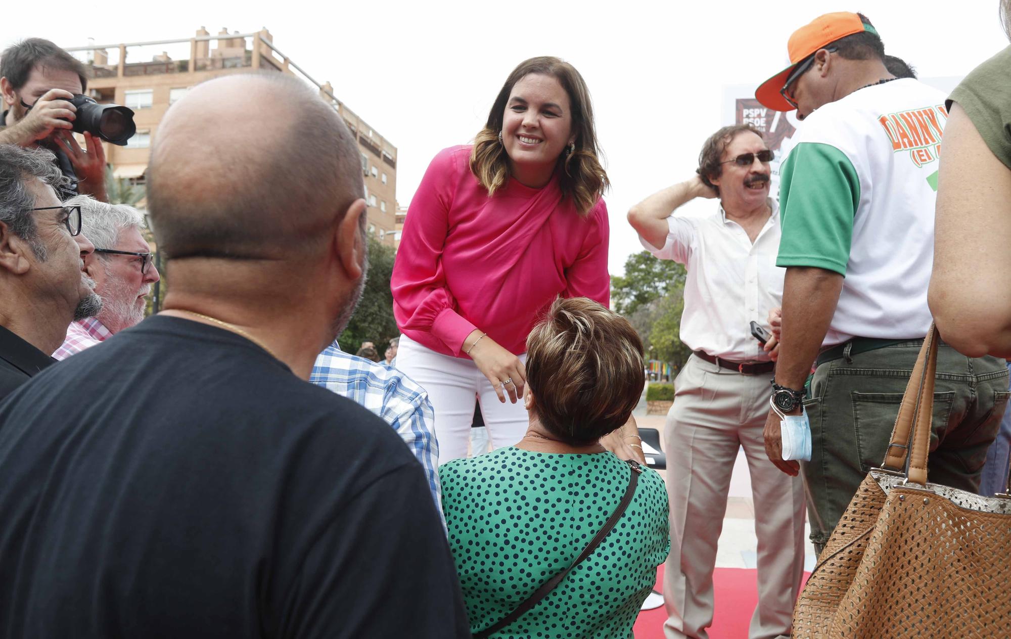 Presentación de la candidatura de Sandra Gómez a las primarias del PSPV