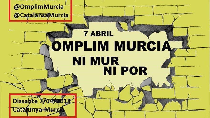 Cartel de Omplim Murcia