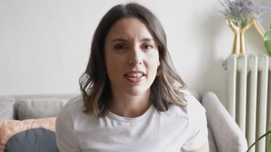 Irene Montero en su cuenta de TikTok