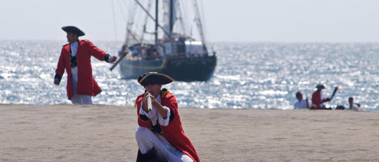 Se cumple el 276 aniversario de la Batalla de Tamasite entre los piratas ingleses y los majoreros en 1740.