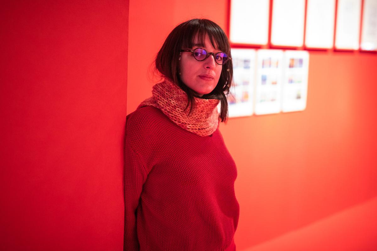 Conxita Herrero, en su espacio del CCCB.