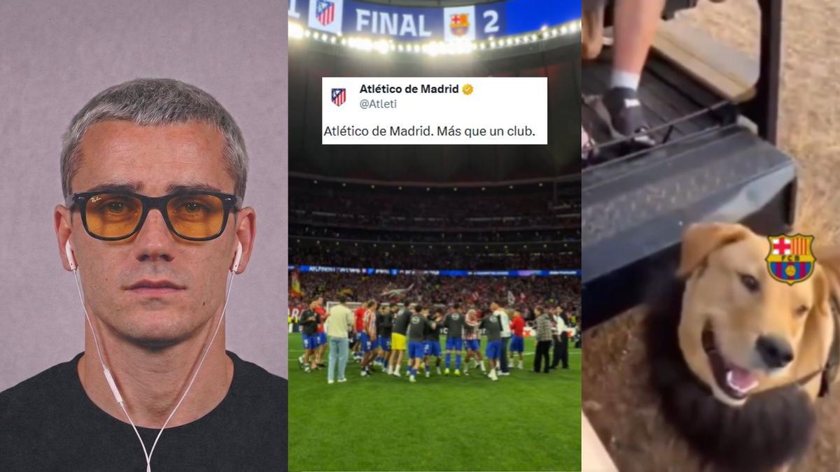 El 'Community Manager' del Atlético de Madrid aprovechó la clasificación de su equipo para burlarse de los de Hansi Flick