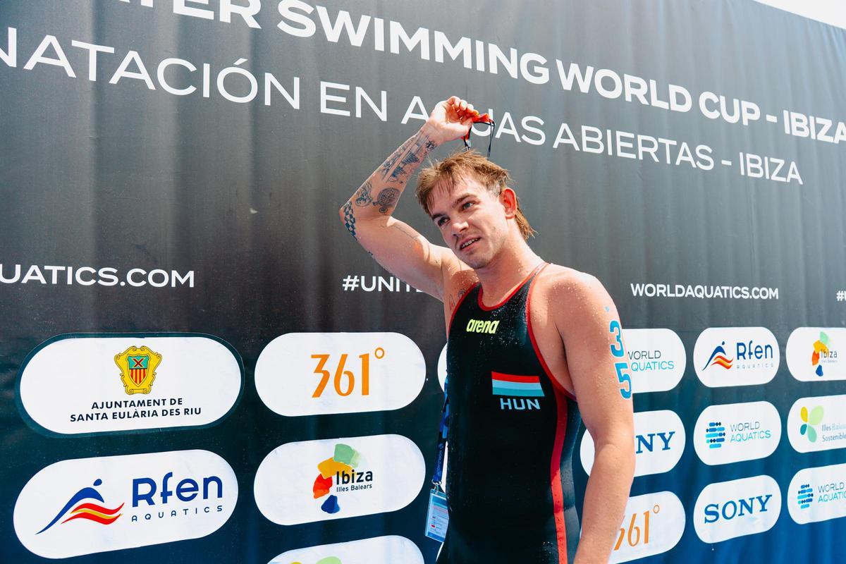 Imágenes de la Copa del Mundo de Aguas abiertas en Santa Eulària