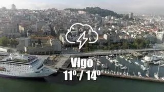 El tiempo en Vigo: previsión meteorológica para hoy, jueves 12 de febrero