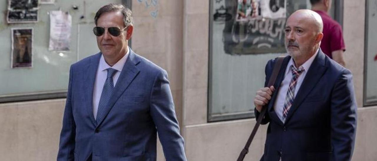 Manuel Penalva y Miguel Ángel Subirán, juez y fiscal del caso Cursach.