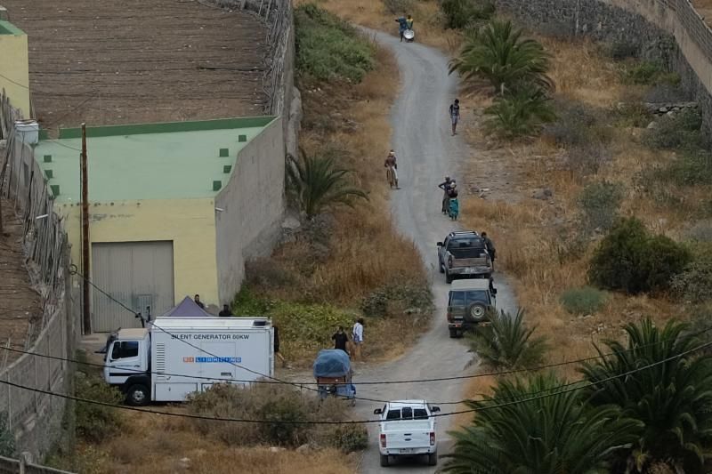 Grabación de la pelicula Black Beach