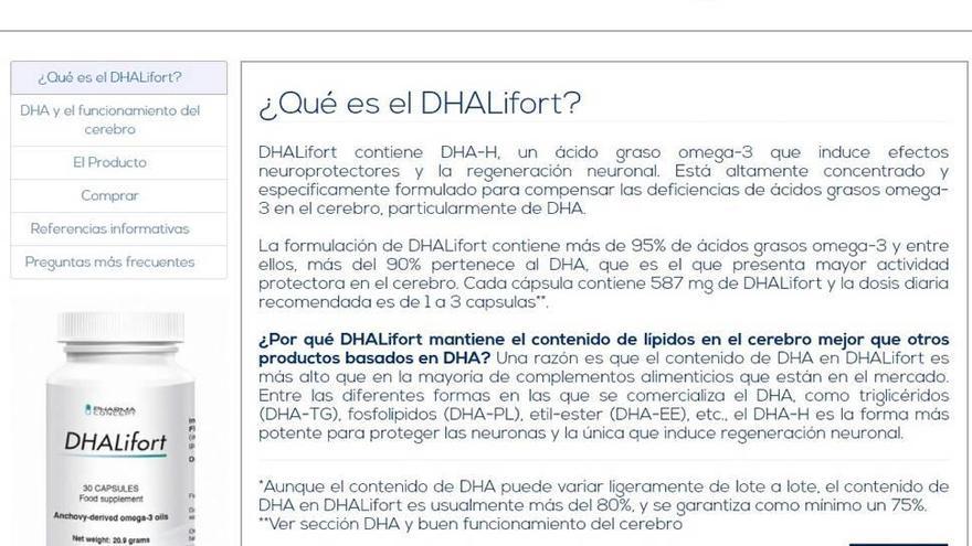 Dhalifort Atribuyen propiedades curativas a un suplemento