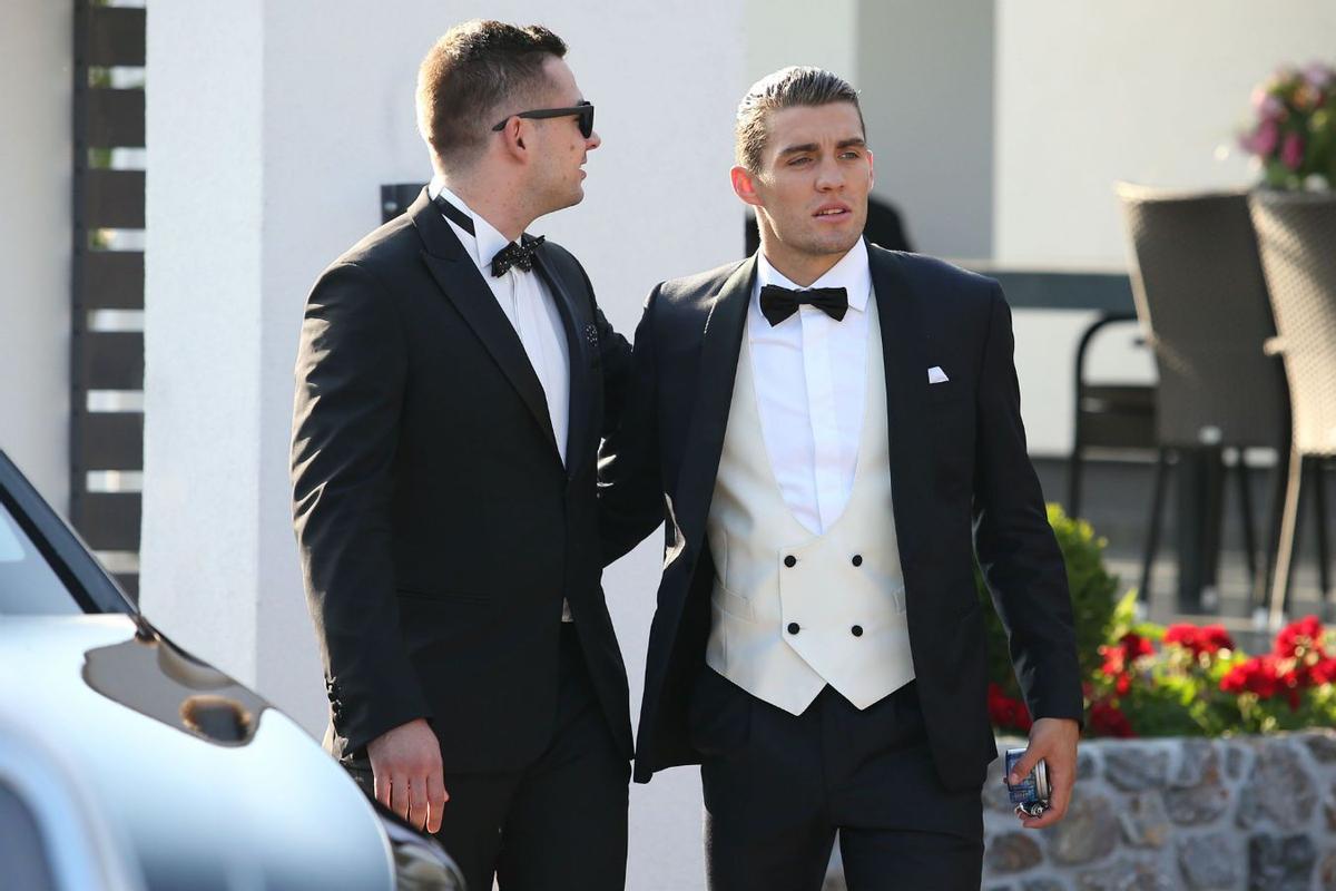 Mateo Kovacic el día de su boda