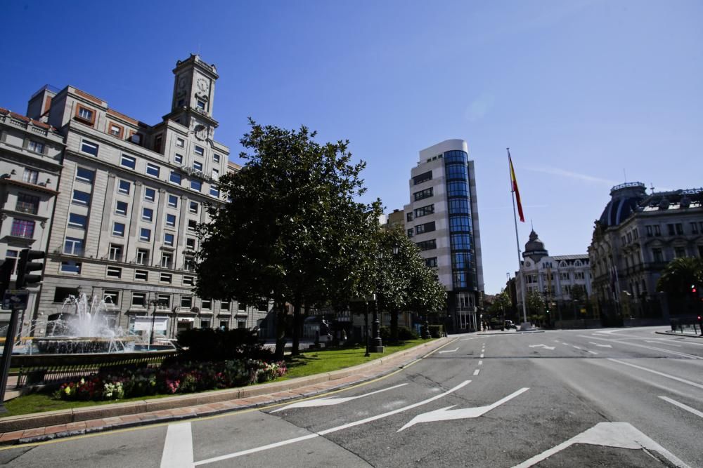 Así viven los asturianos el primer día de alarma