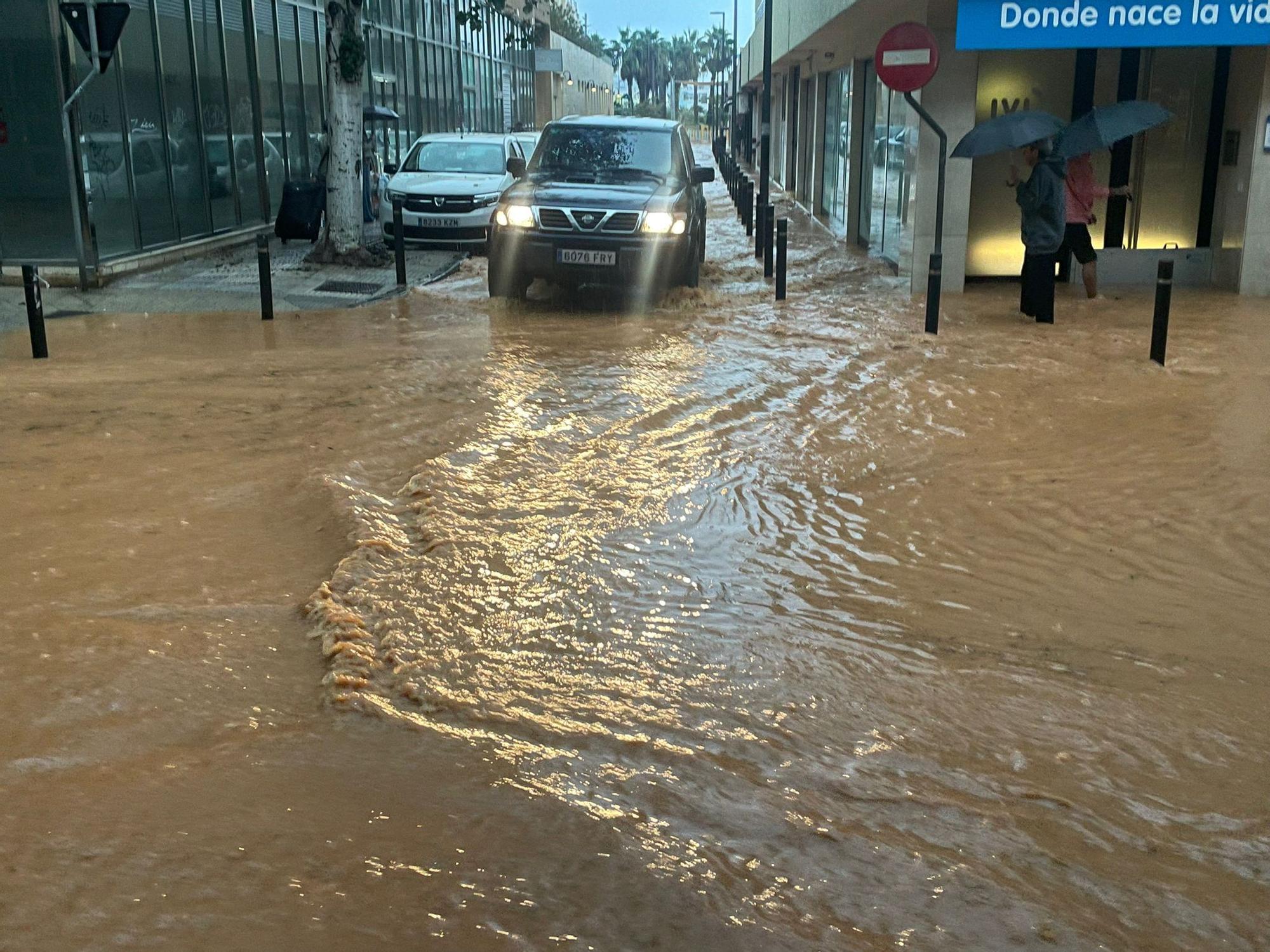 Es Pratet, inundado.