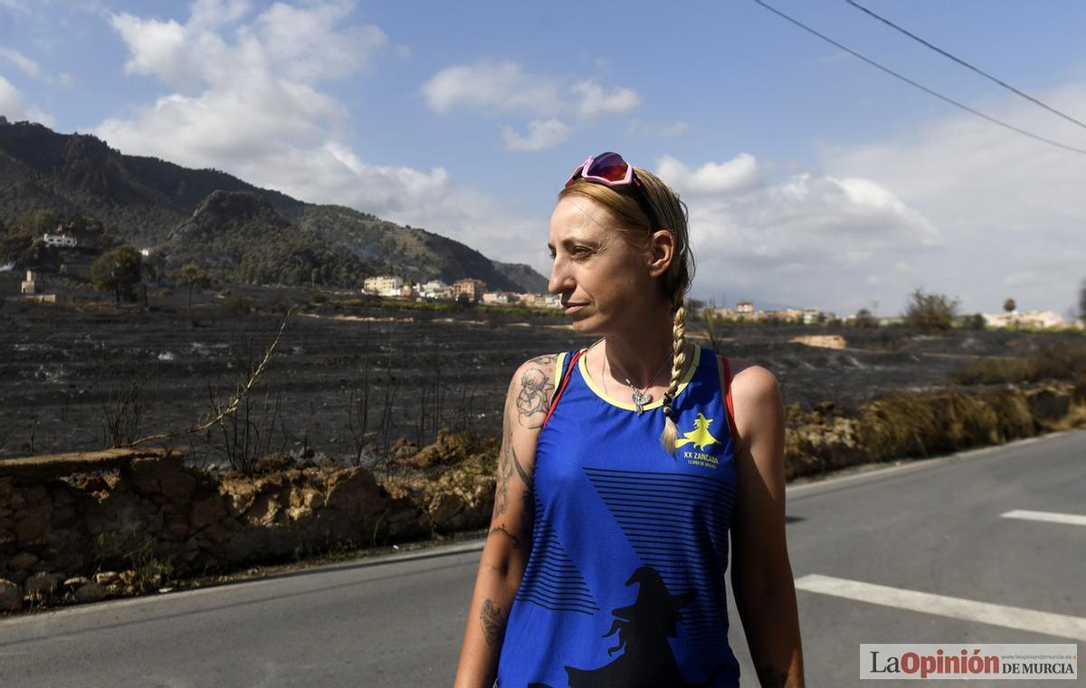 El día después del incendio de El Valle-Carrascoy, en imágenes